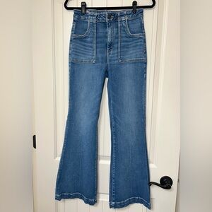 American Eagle Outfitters Blue Flare Jeans